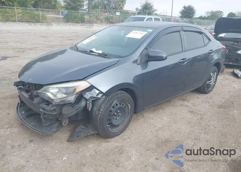 2016 Toyota Corolla Le z USA, uszkodzony, nr VIN 5YFBURHE8GP527205